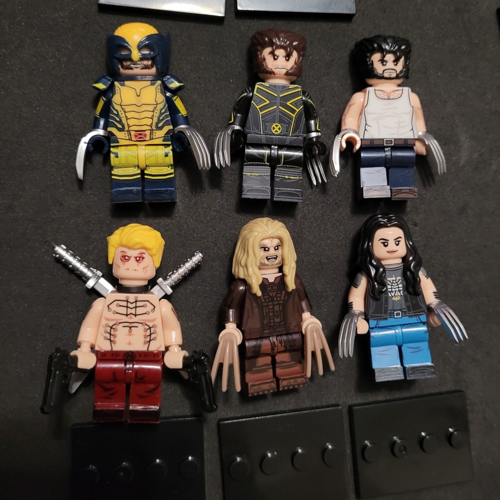 New Wolverine & Villian 6 mini figure set
